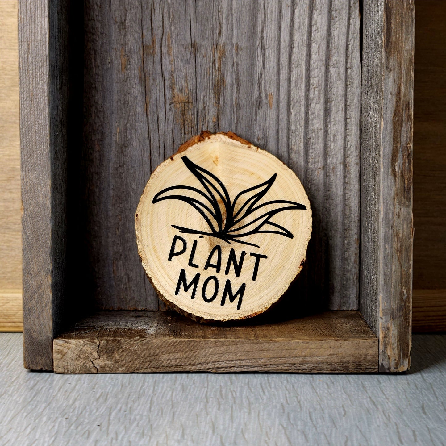 Wooden Tree Trunk Magnets - Variety