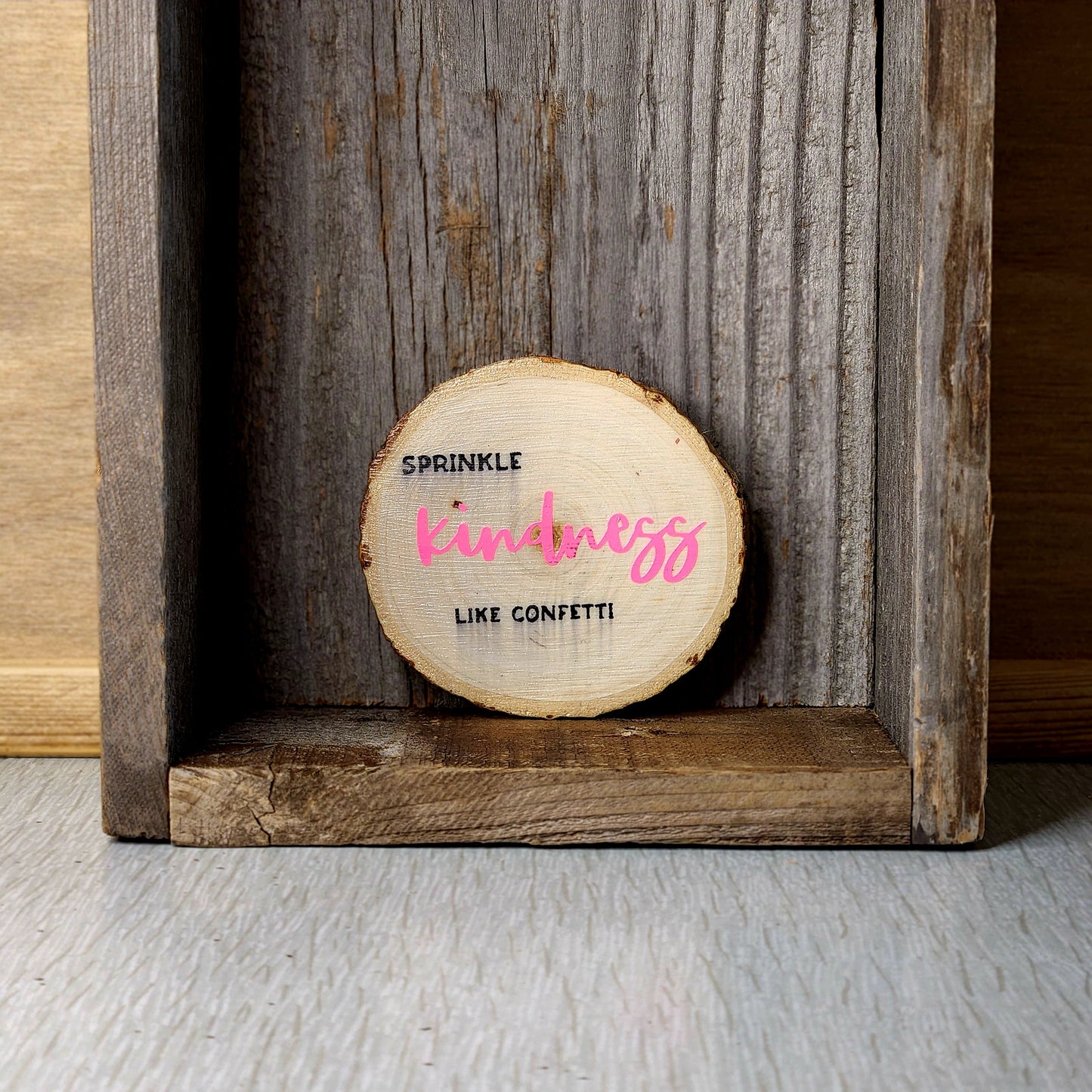 Wooden Tree Trunk Magnets - Variety