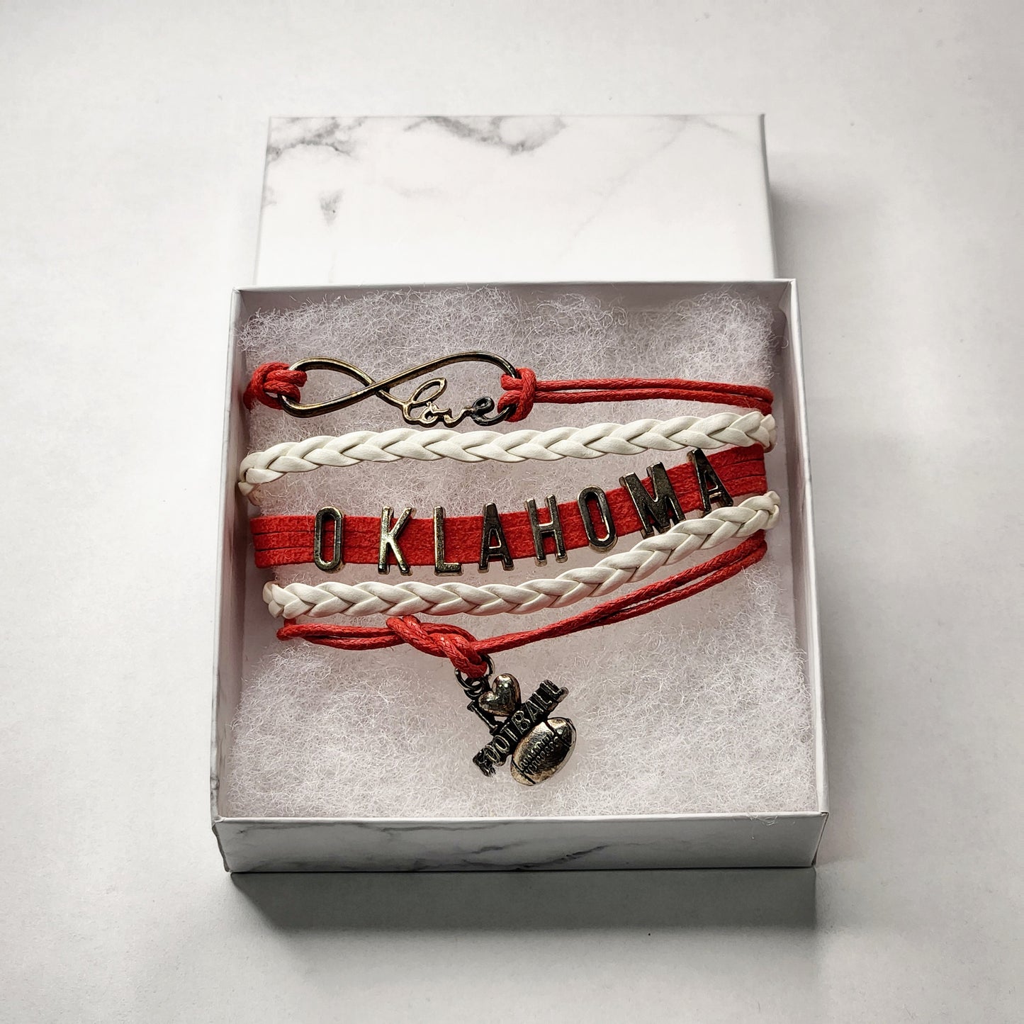 OK "I❤️Football" Bracelet