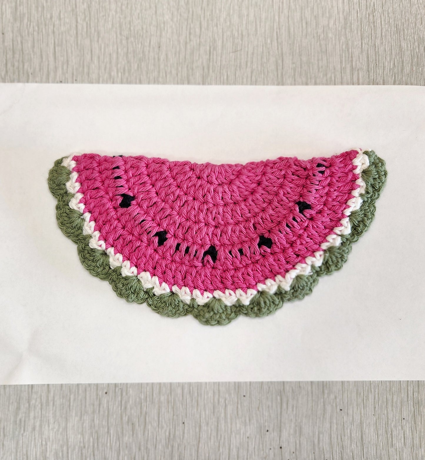 Crocheted Watermelon