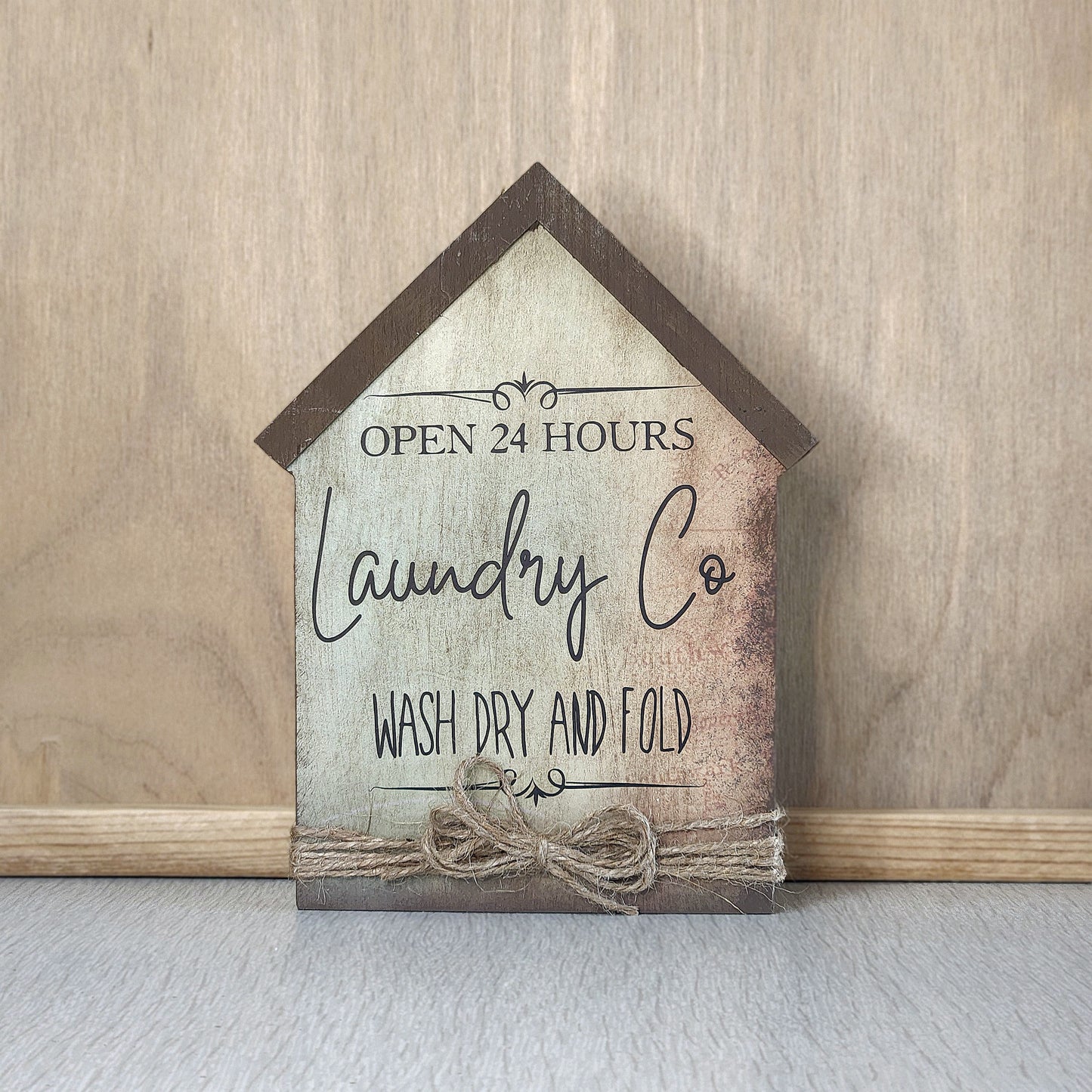Wooden House Sign Decor - Variety
