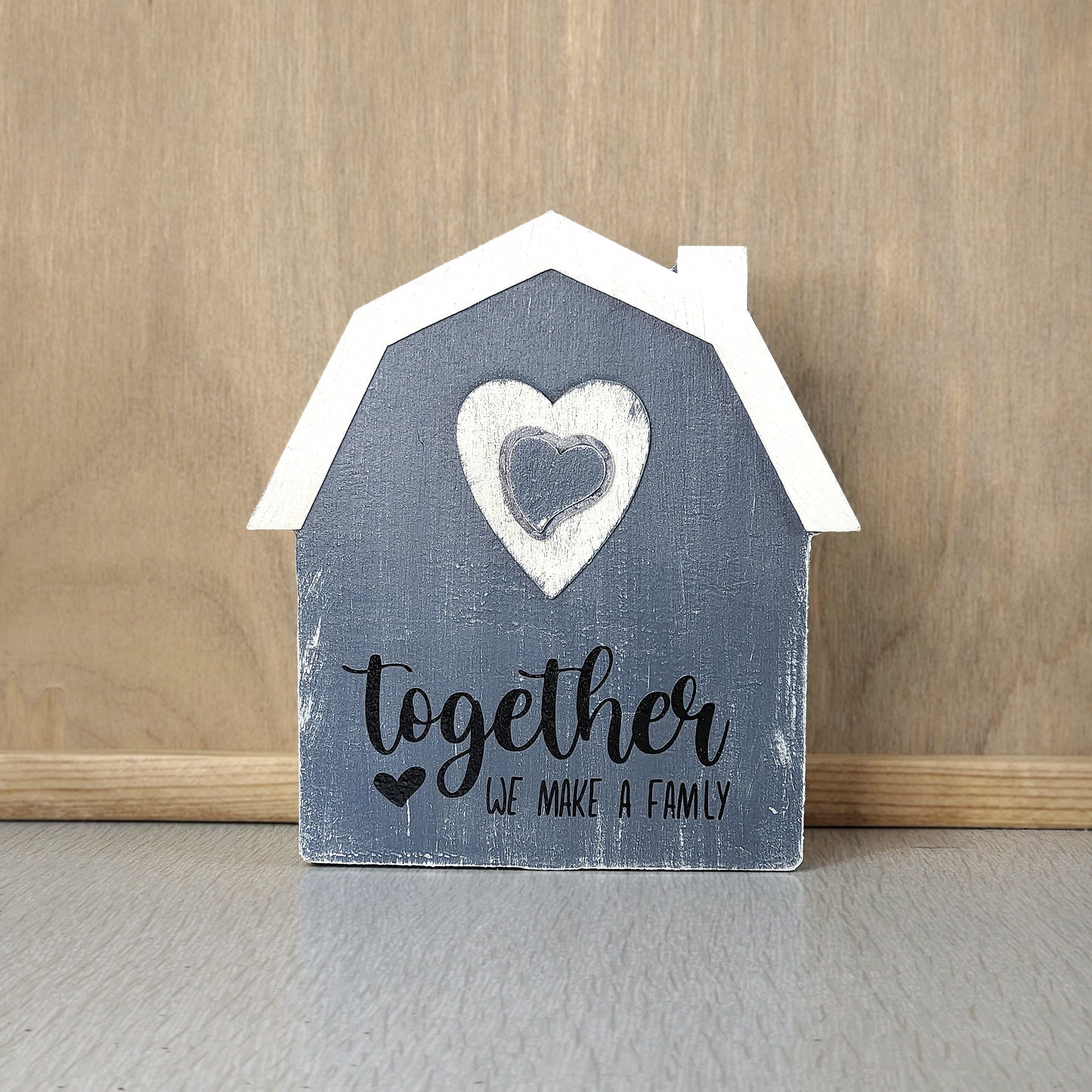 Barn House Wooden Shelf Decor - Variety