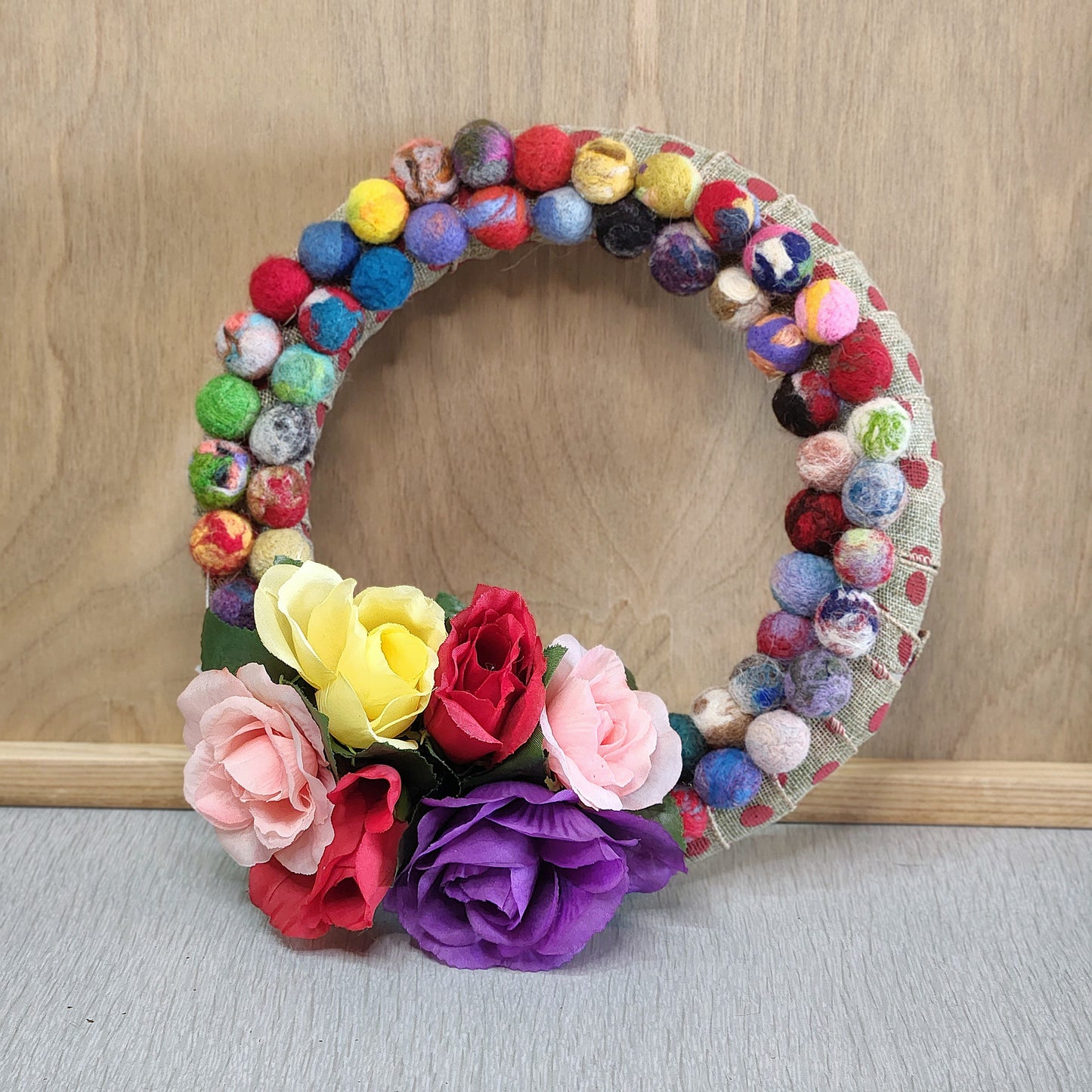 Hand Wrapped Wreaths - Variety