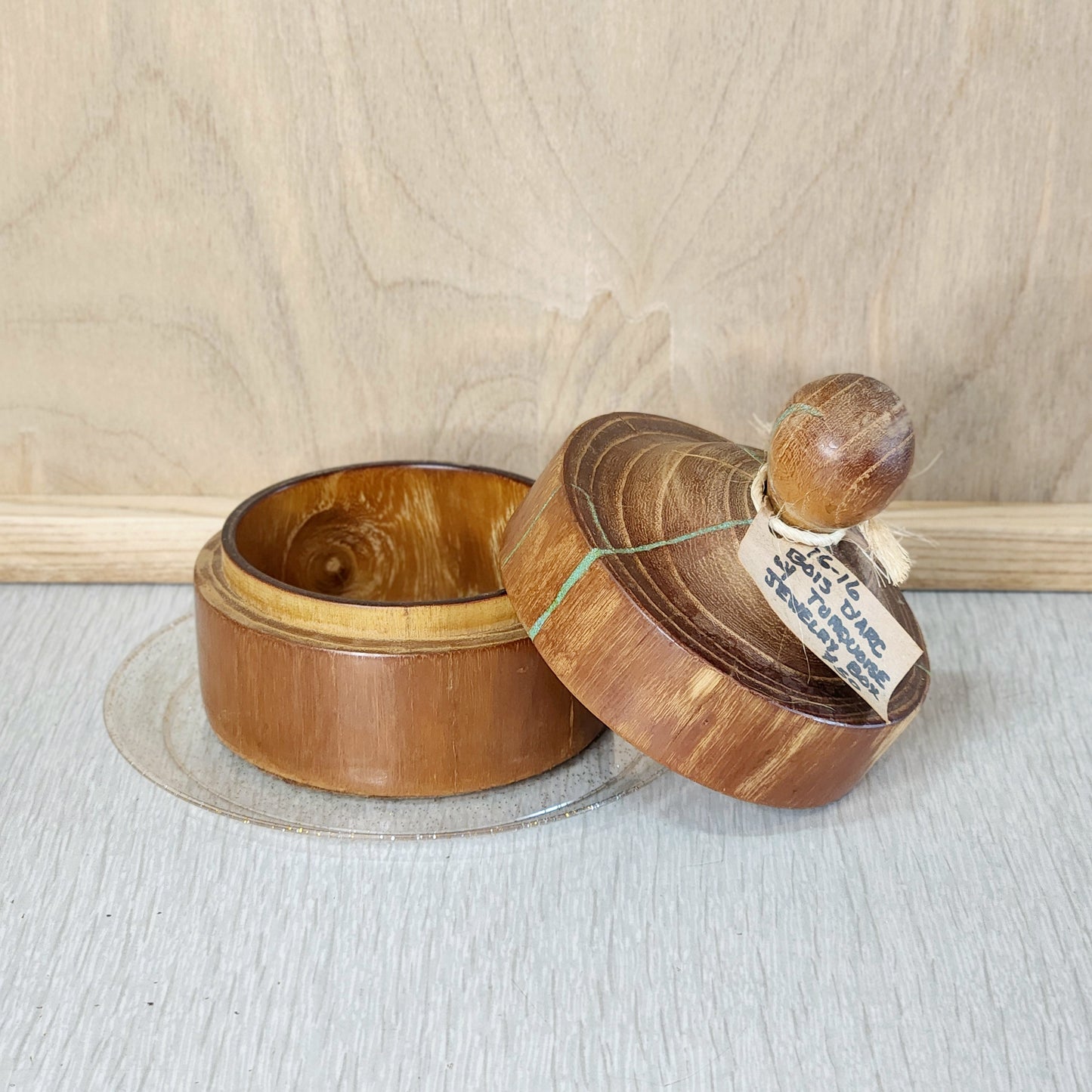 Wooden Bois De Arc Jewelry Holder