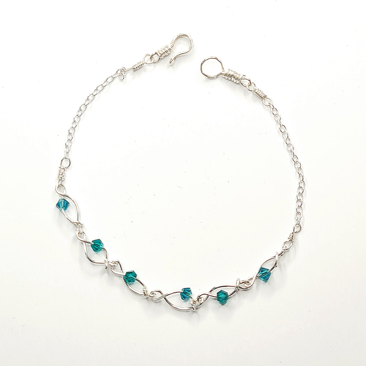 Teal Gem Bracelet / Large