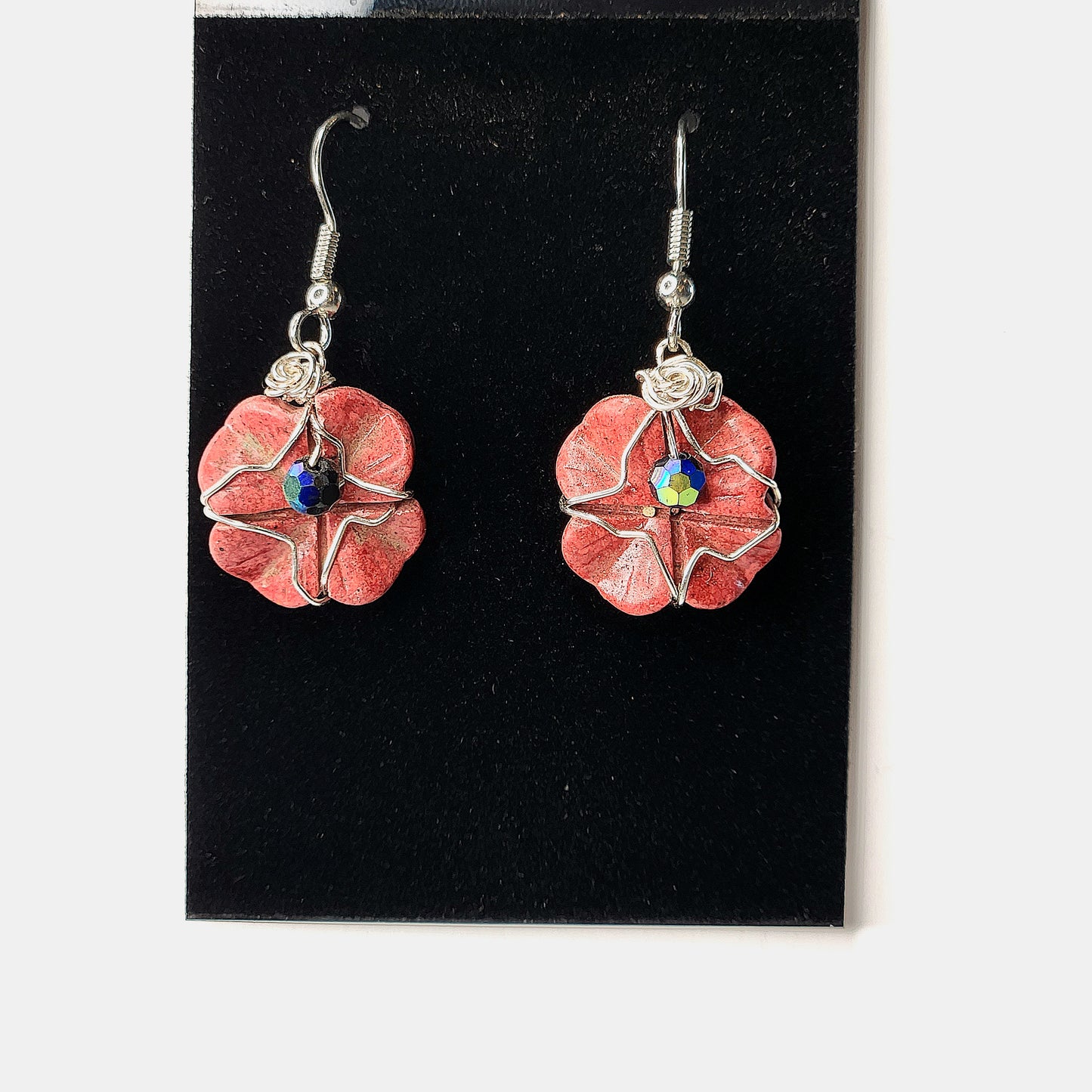 Mountain Jade Flower Earrings