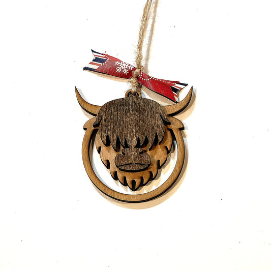 Highland Cow Ornaments - Variety