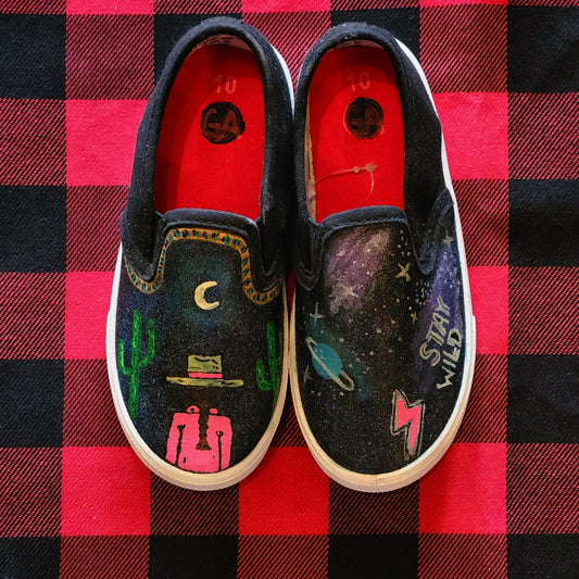 Handpainted Girls Shoes