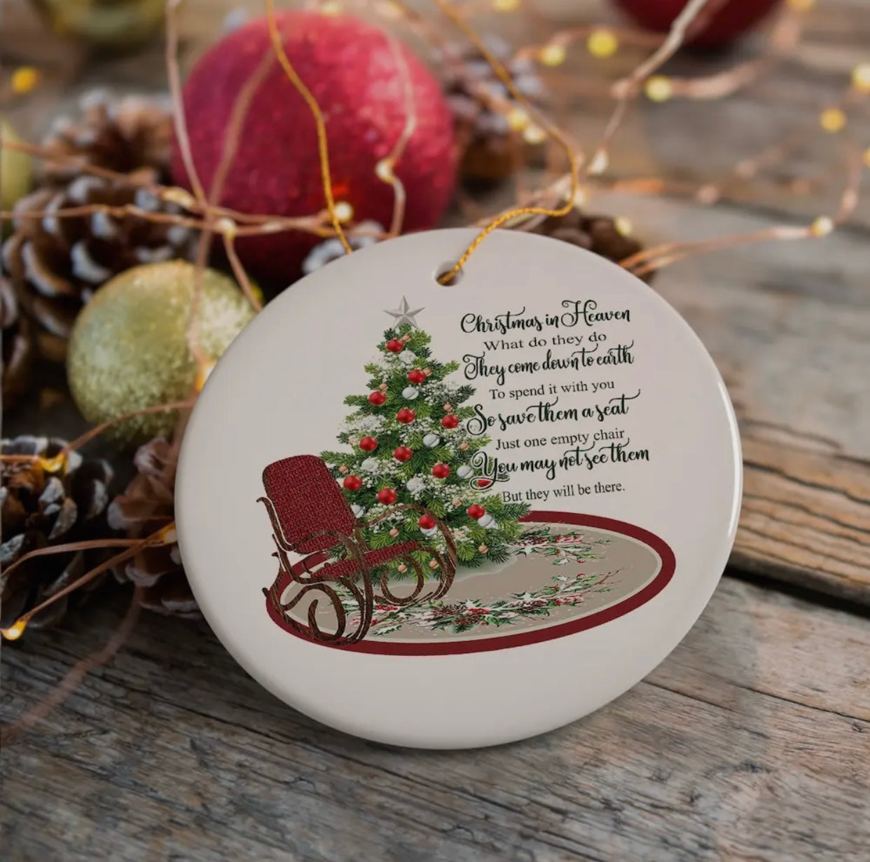Christmas in Heaven Ornaments