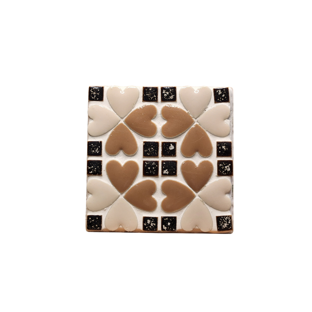 Mosaic Heart Coasters