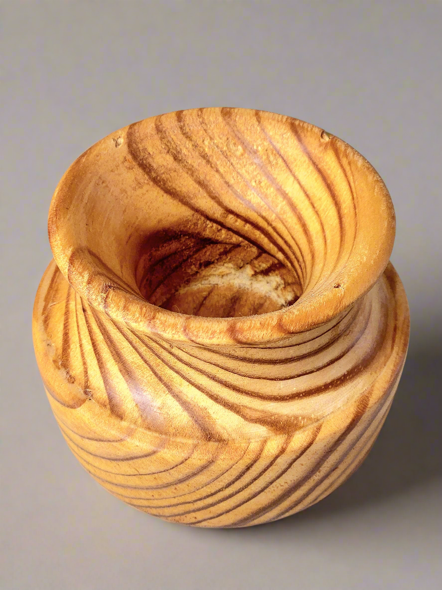 Mini Wooden Pine Vase