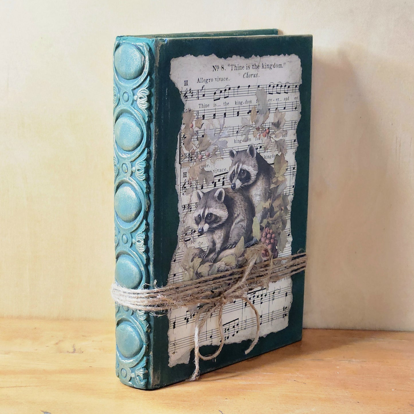 Book Decor - Racoons