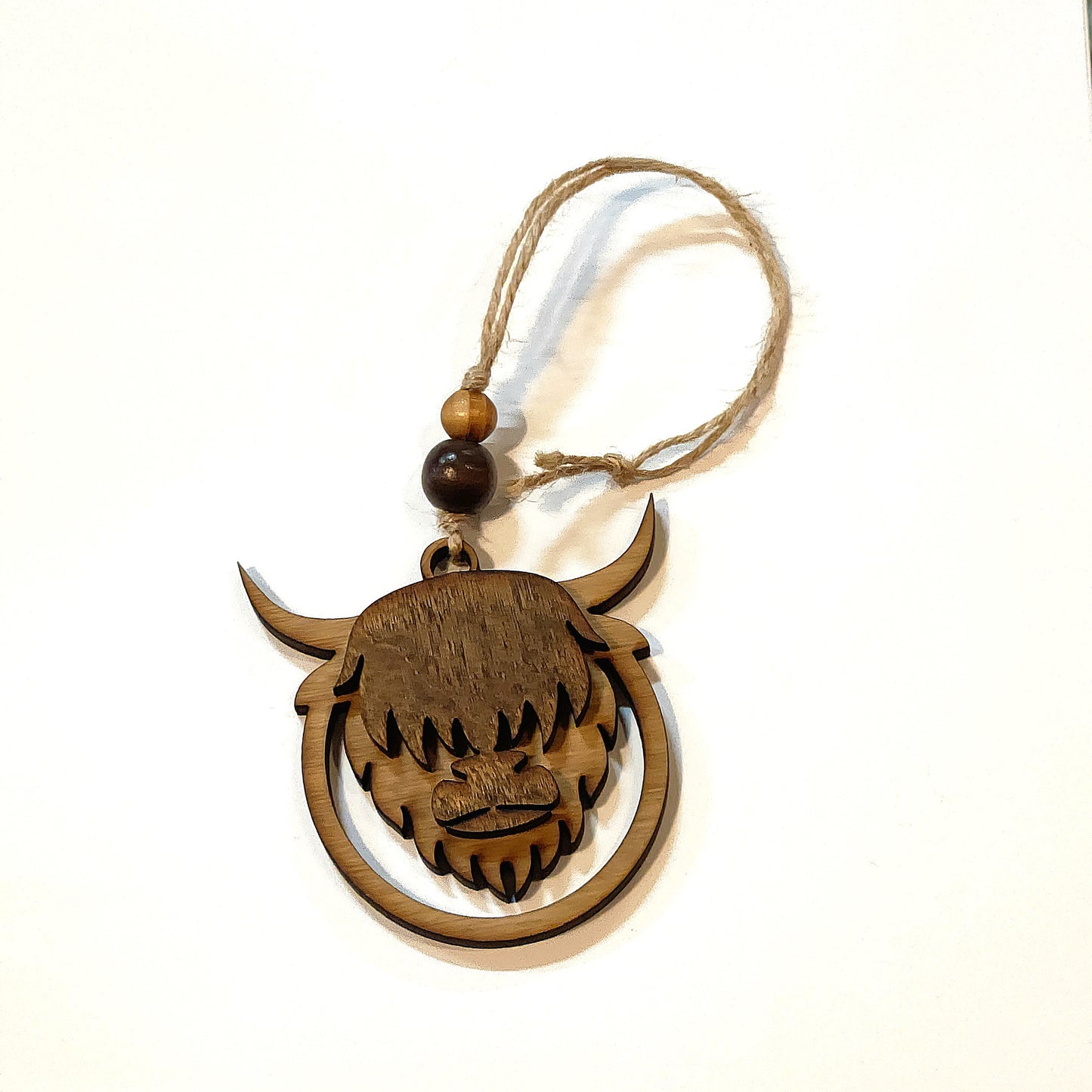 Highland Cow Ornaments - Variety