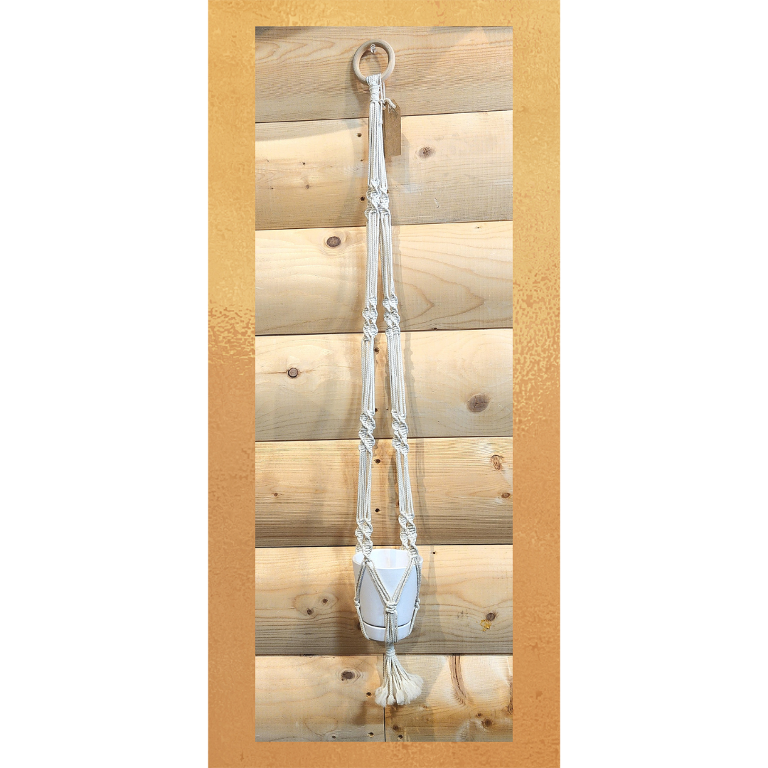 Macrame Plant Hanger 37"