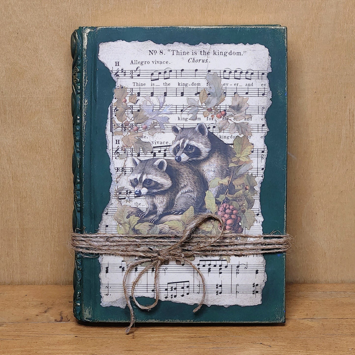 Book Decor - Racoons