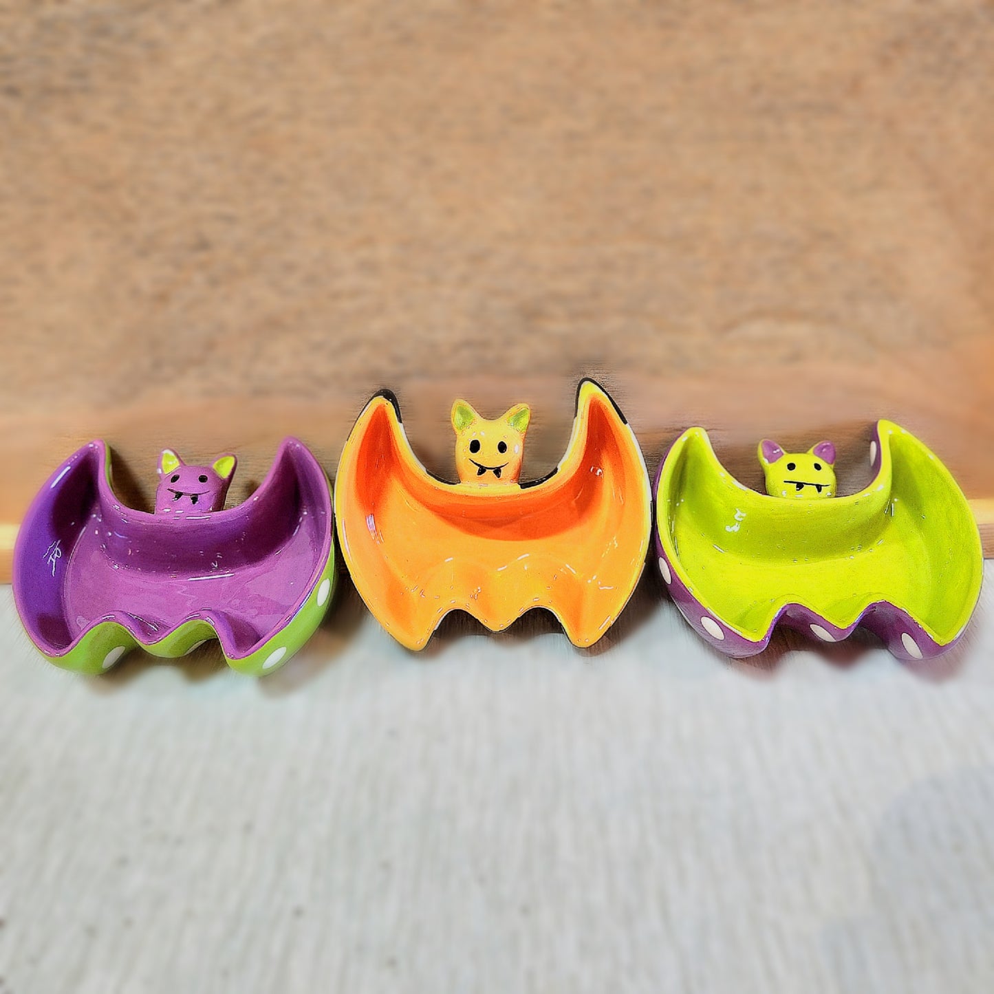 Bat Dip Bowls Decor - Set of 3