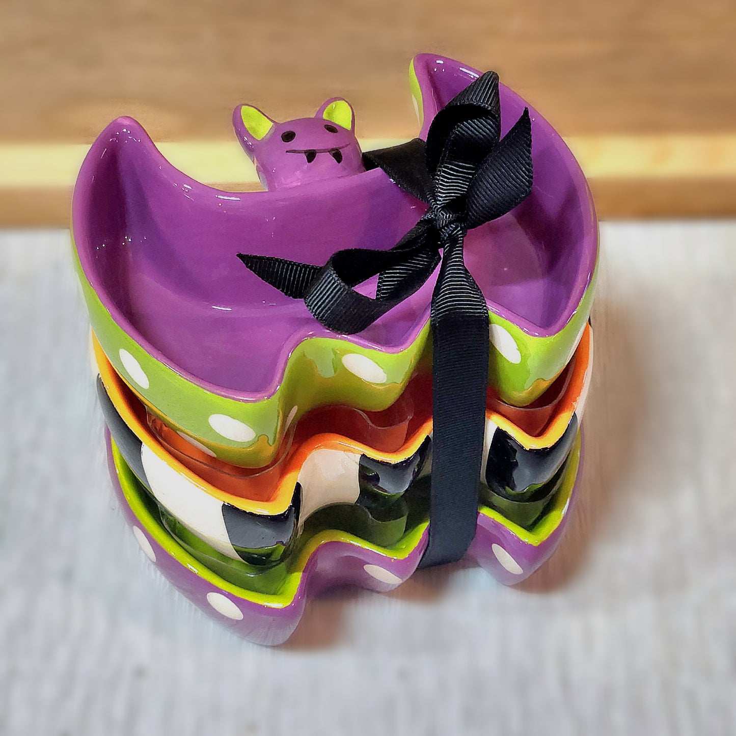 Bat Dip Bowls Decor - Set of 3