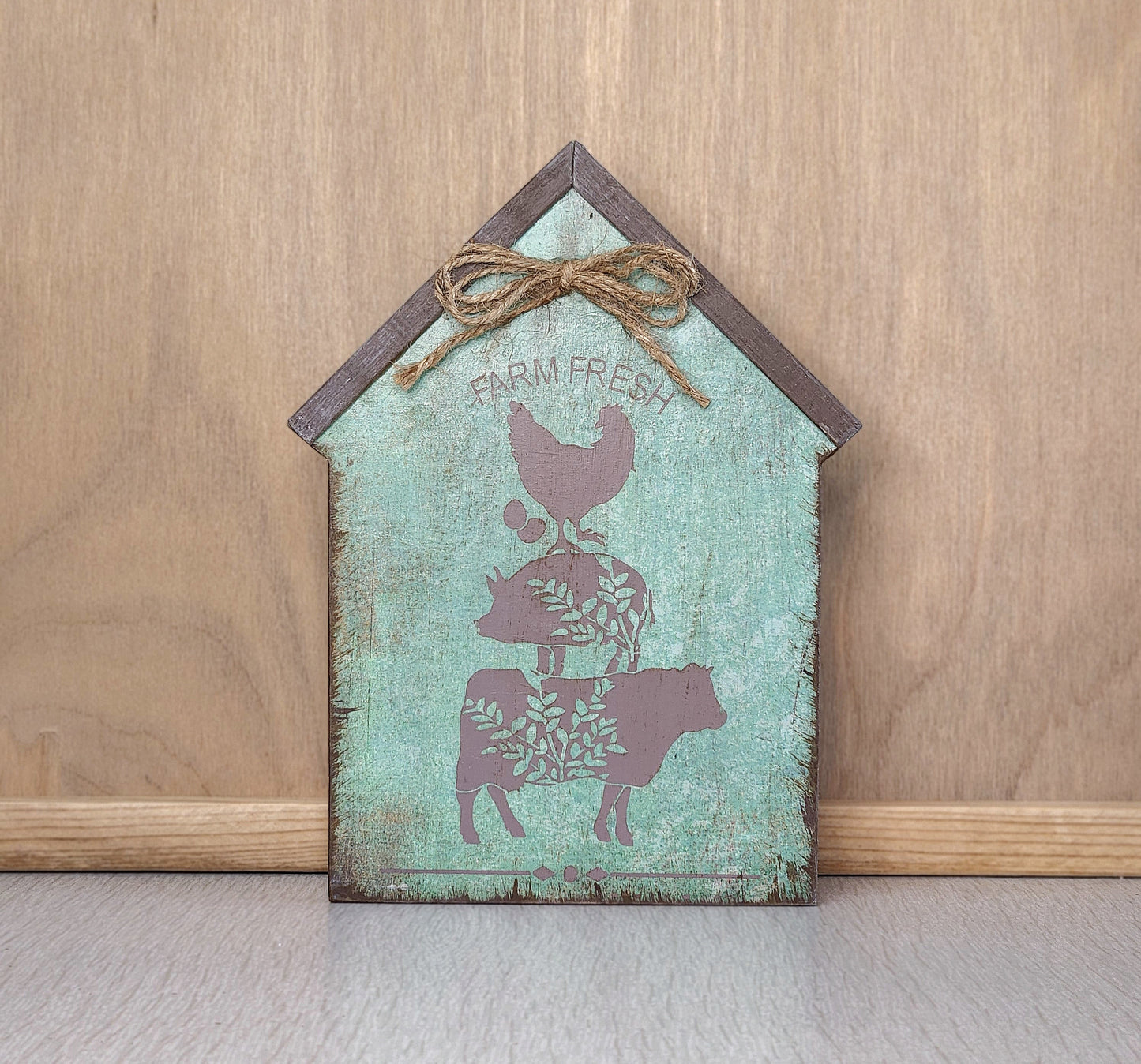 Wooden House Sign Decor - Variety