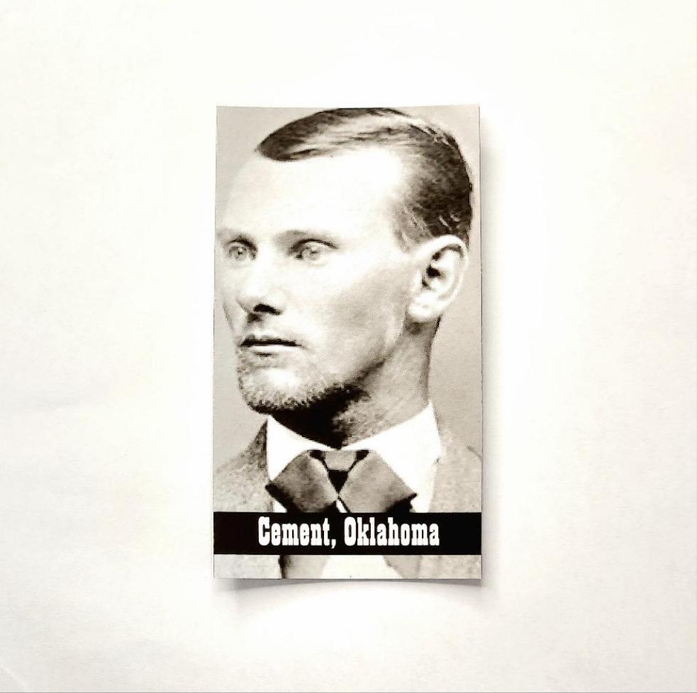 Jesse James Portrait Magnet