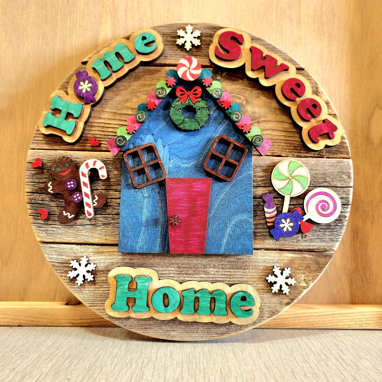 Home Sweet Home Christmas Sign