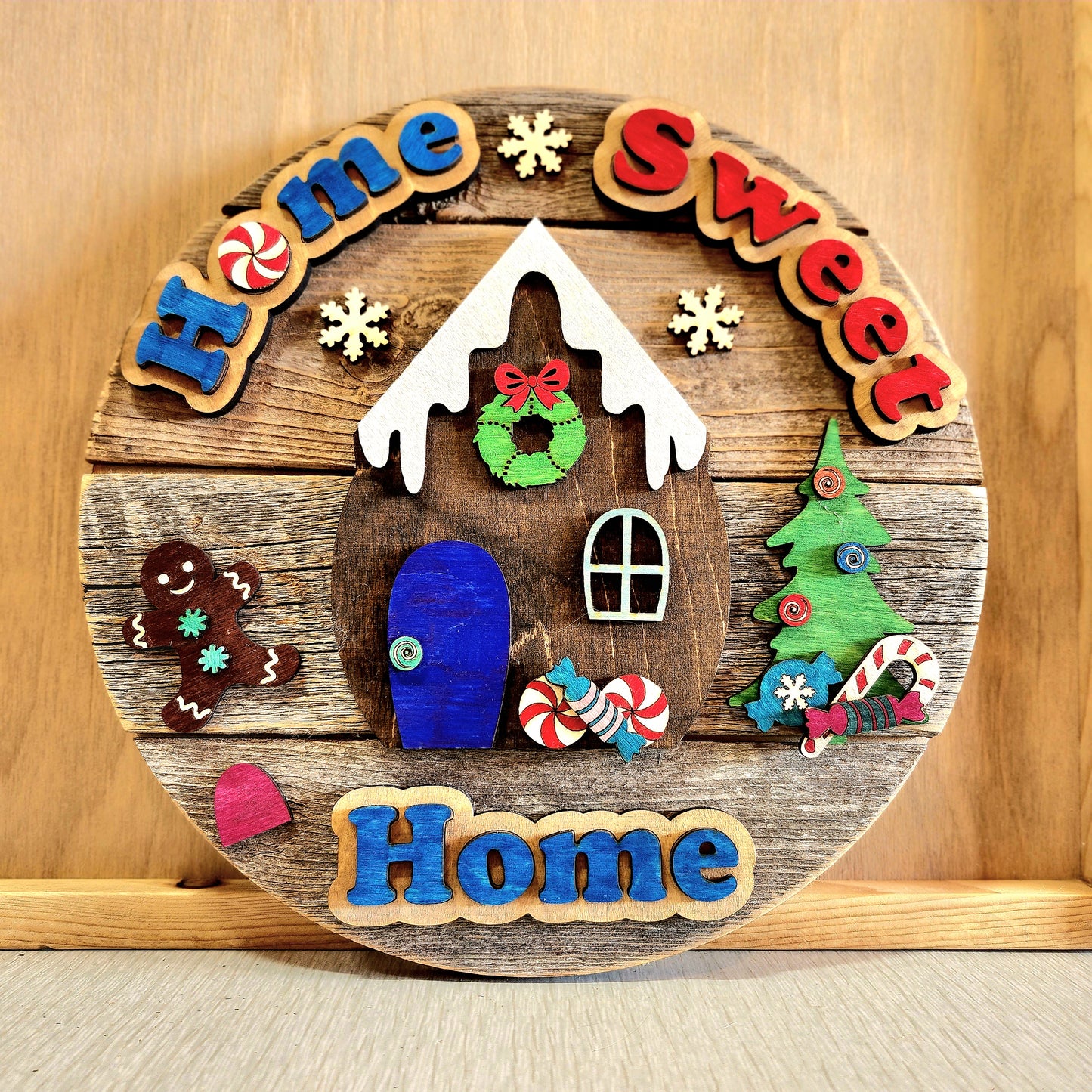 Home Sweet Home Christmas Sign