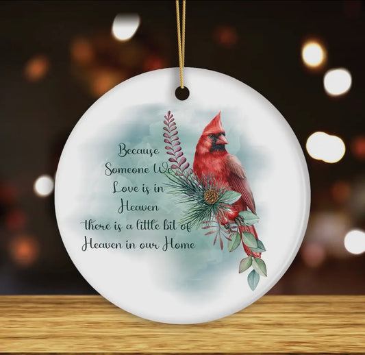 Christmas Cardinal Heaven Ornament