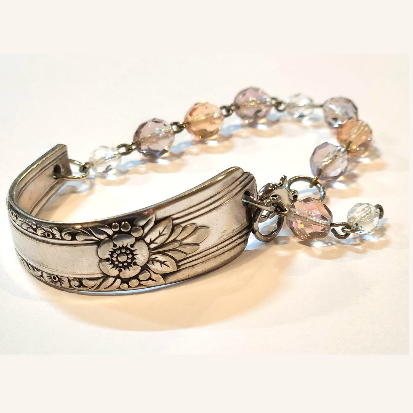 Beaded Silverware Bracelet