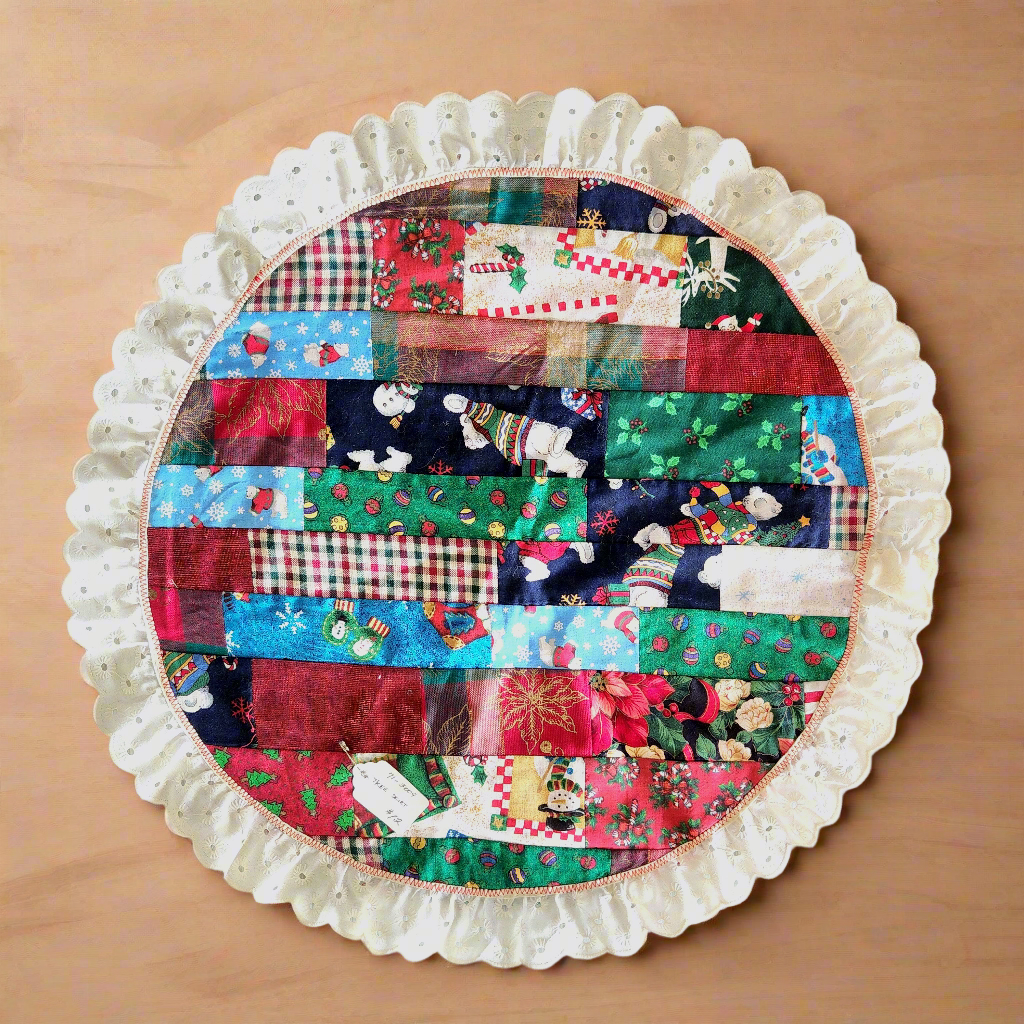 Small Fabric Tree Skirt