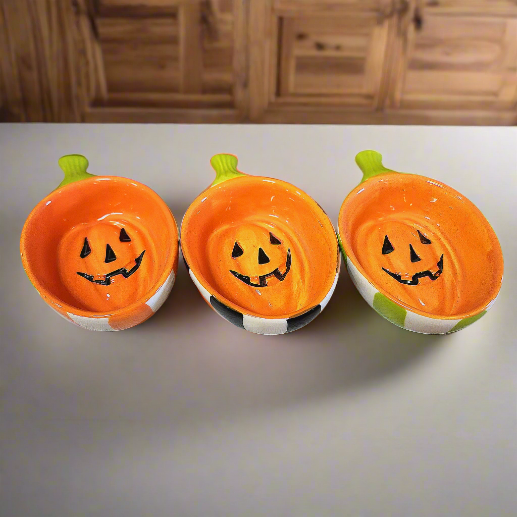 Pumpkin Dip Bowl Set