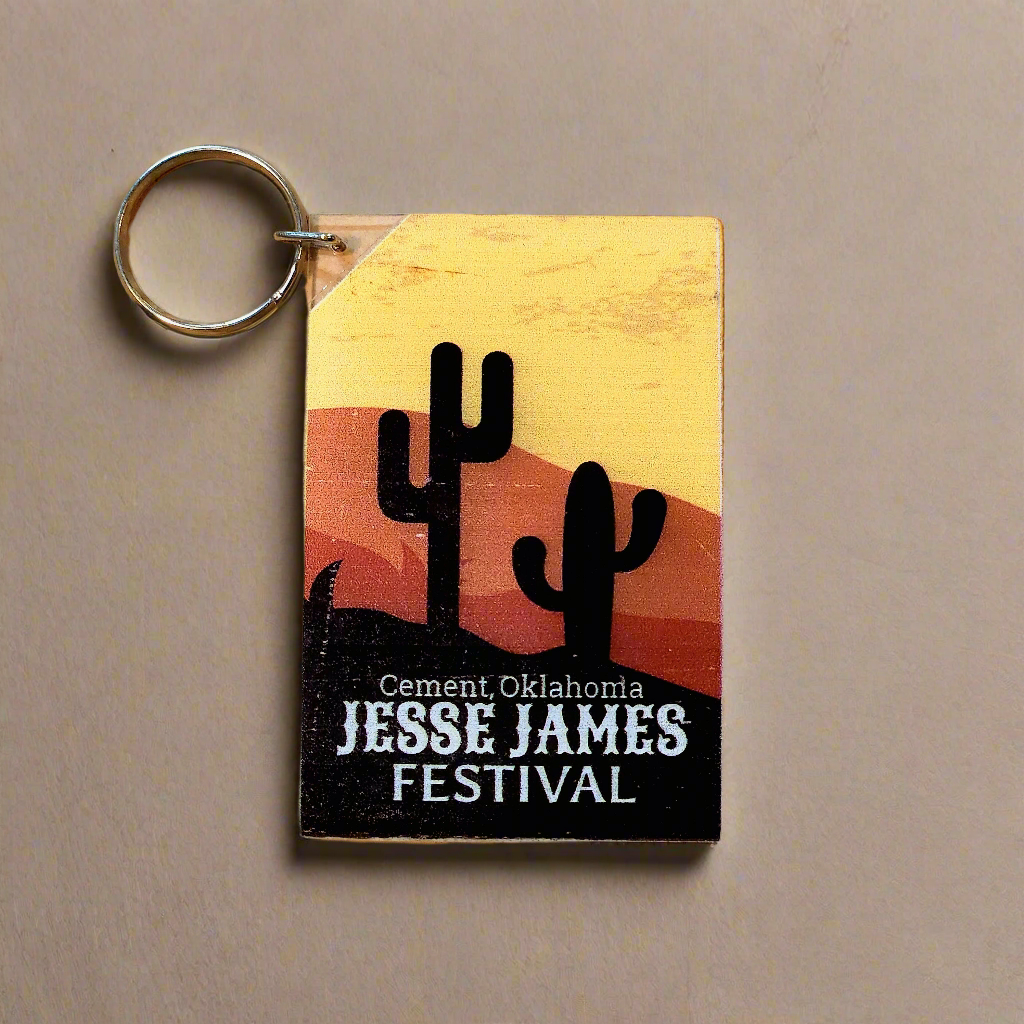 Jesse James Changeable Photo Keychain