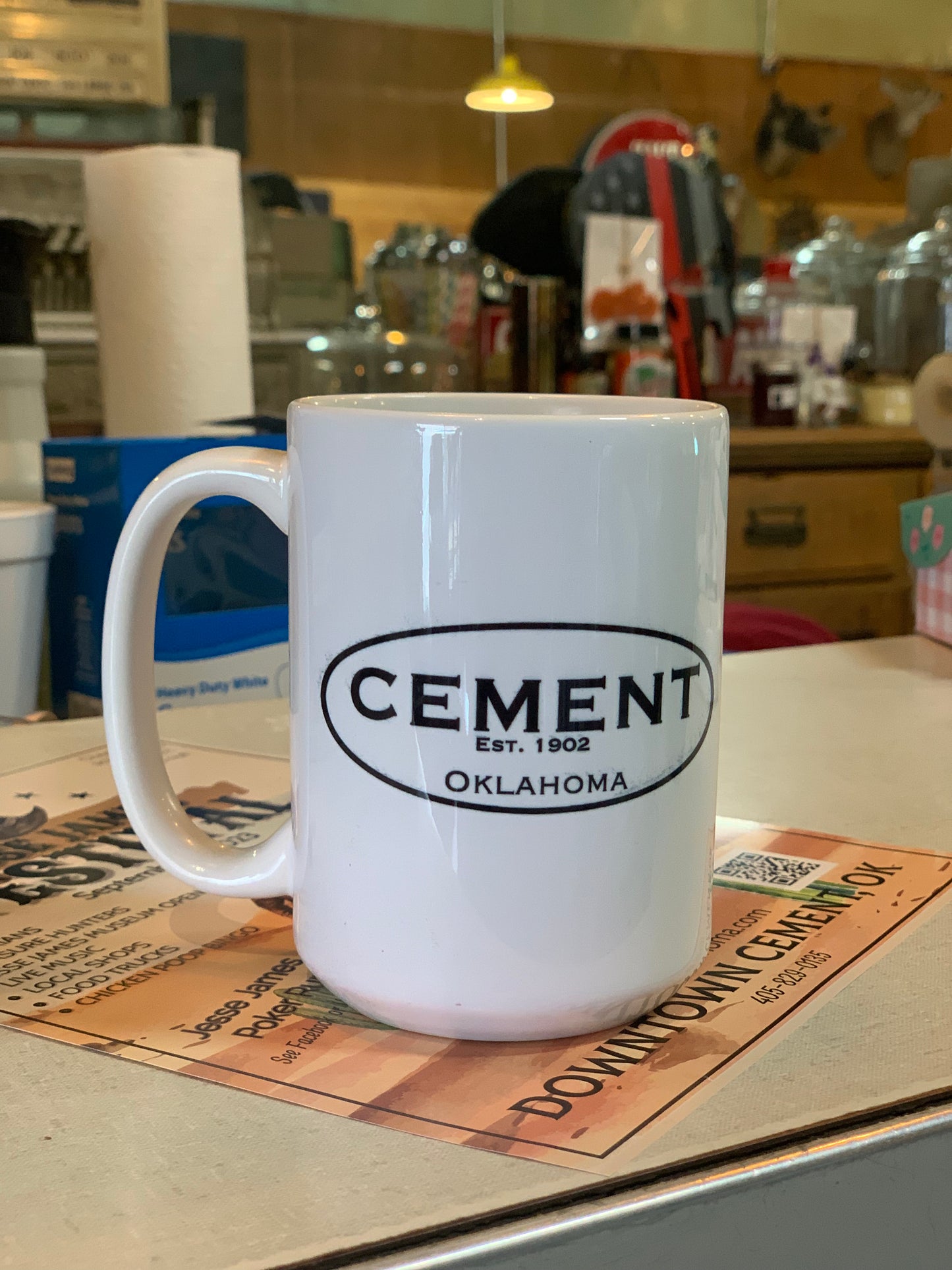 Cement Oklahoma Coffee Mug