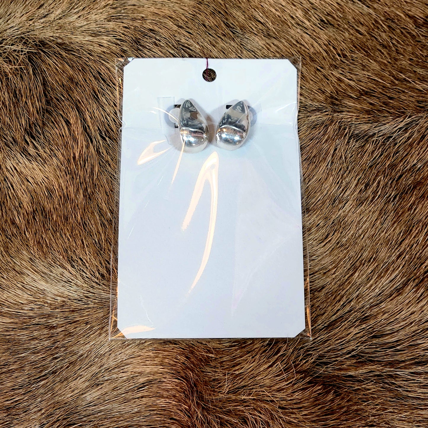 Lever-Back 'Premire Desgins' Silvertone Earrings