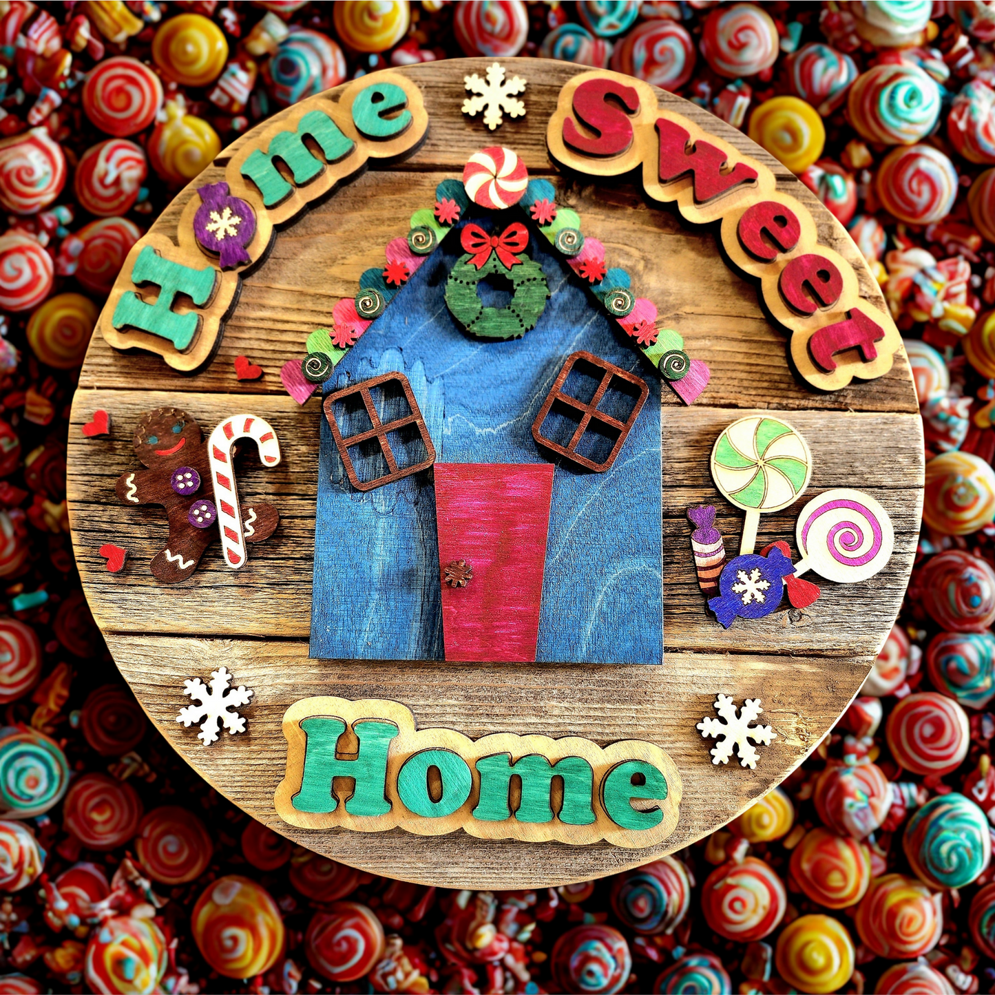 Home Sweet Home Christmas Sign