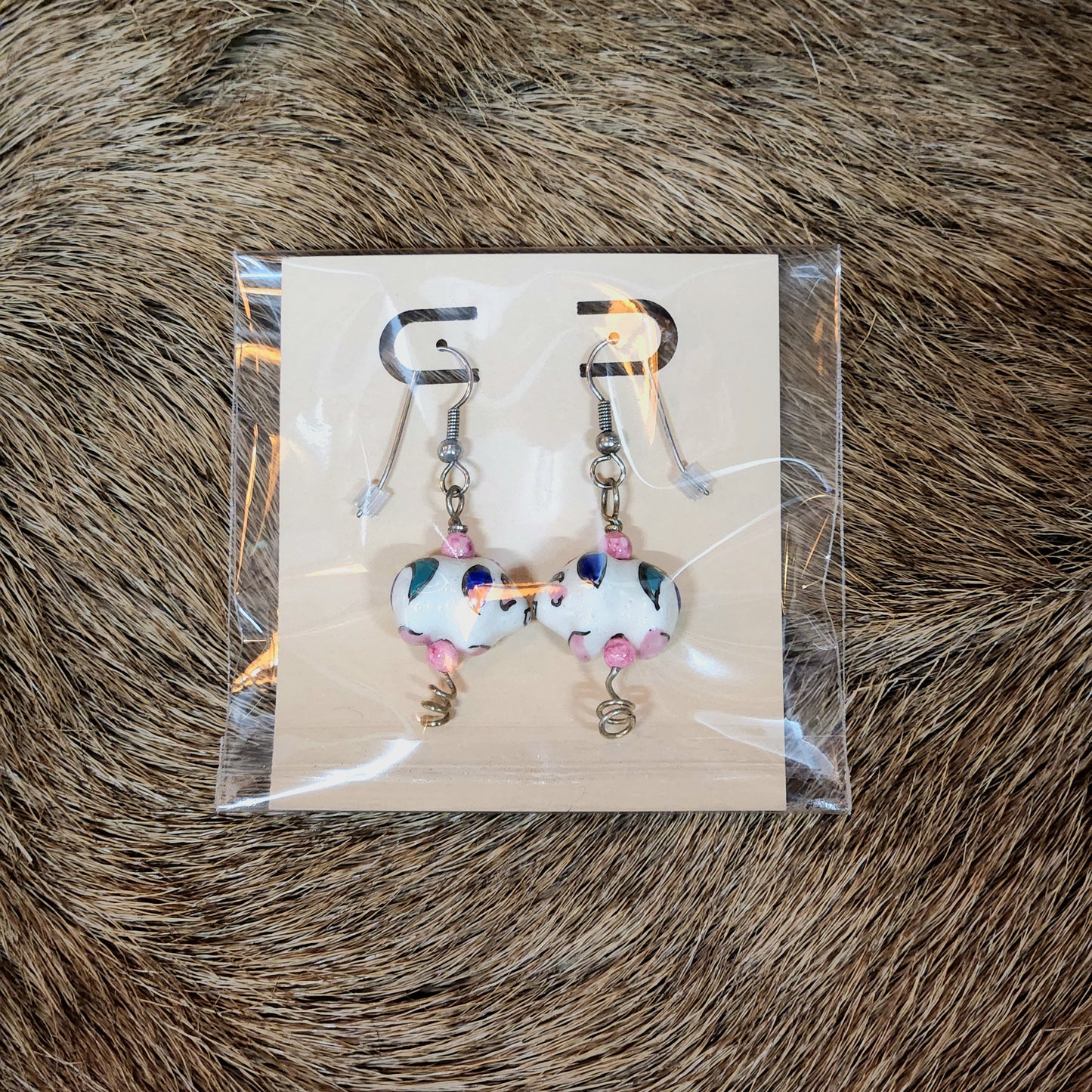 Porcelain Pig Earrings - Variety