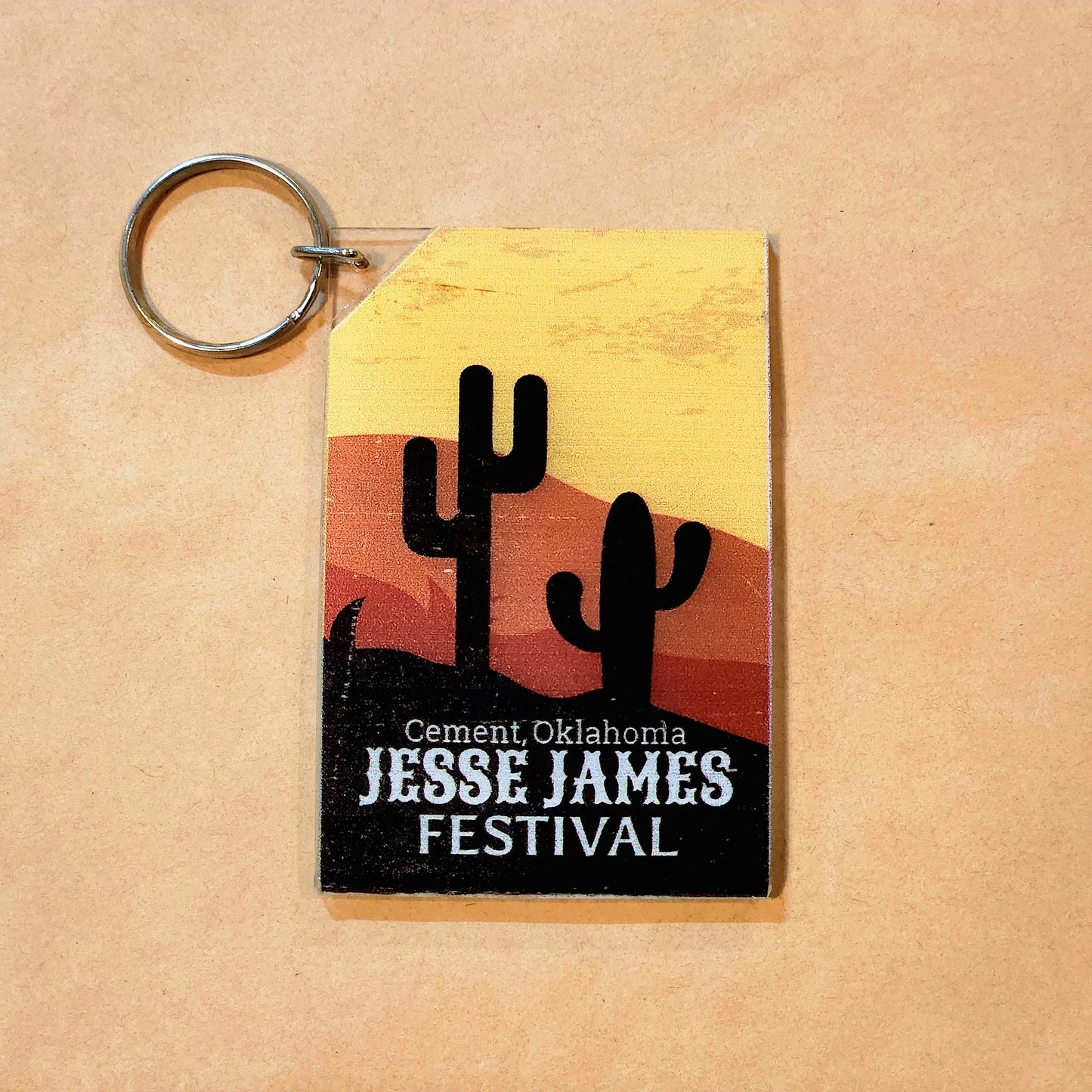 Jesse James Changeable Photo Keychain
