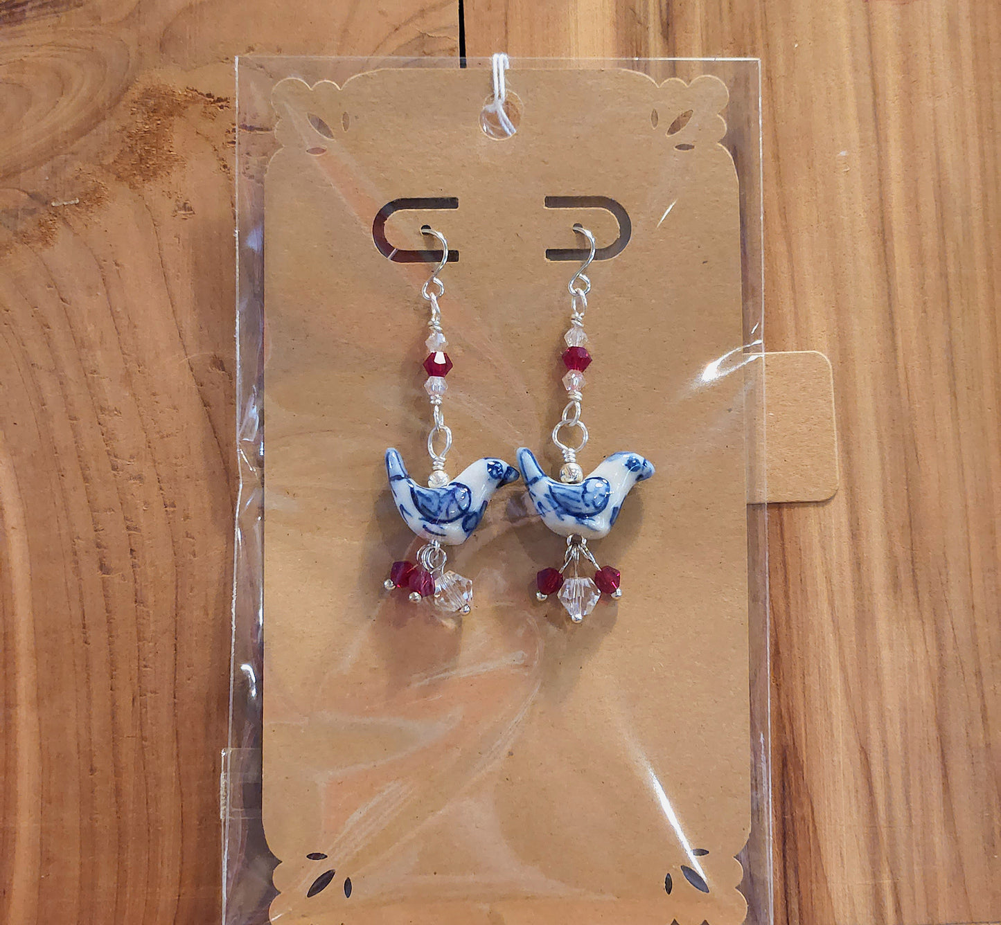Cluster Jewel Chicken Earrings