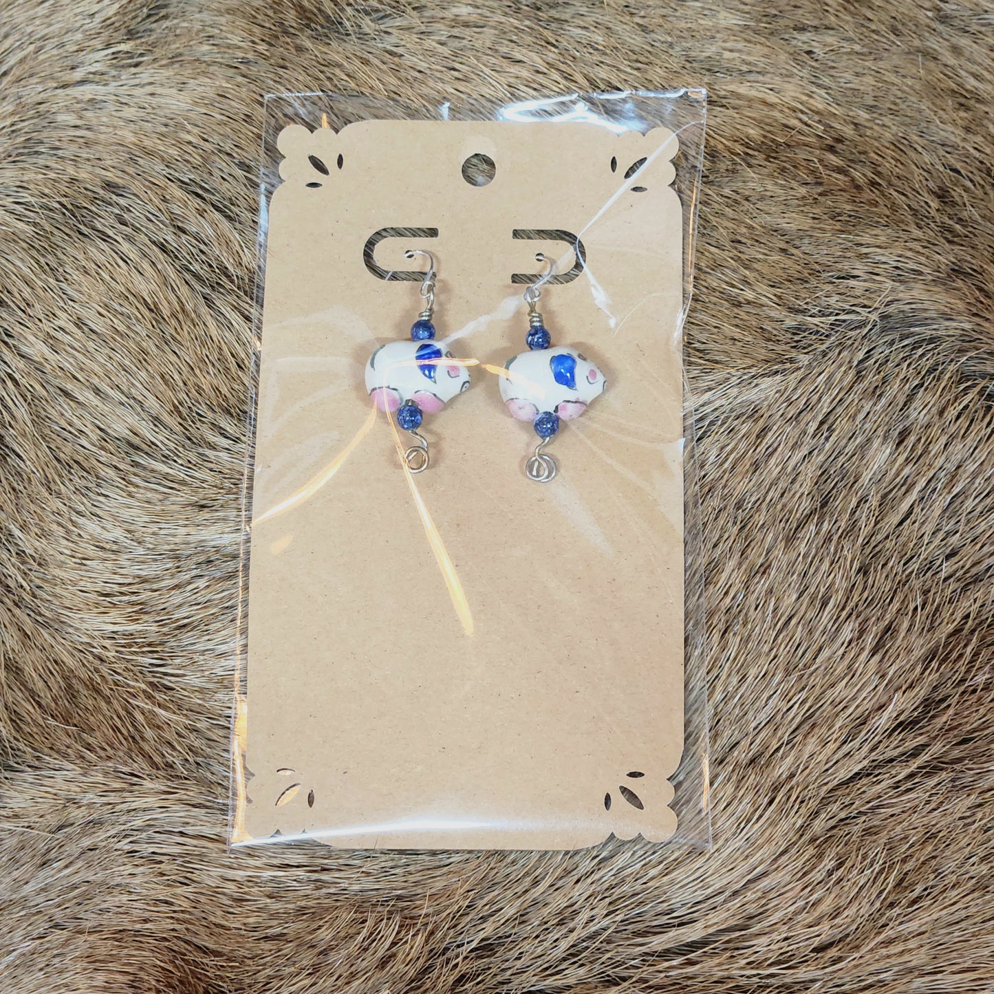 Porcelain Pig Earrings - Variety