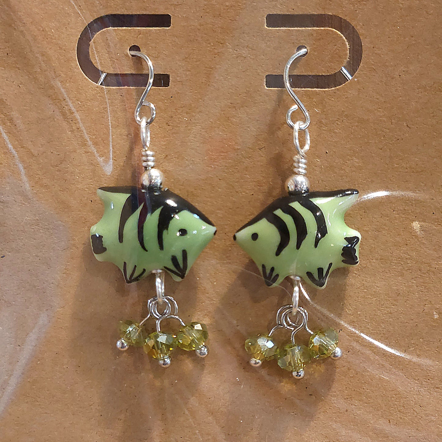 Cluster Jewel Fish Earrings