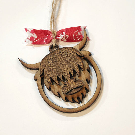 Highland Cow Ornaments - Variety