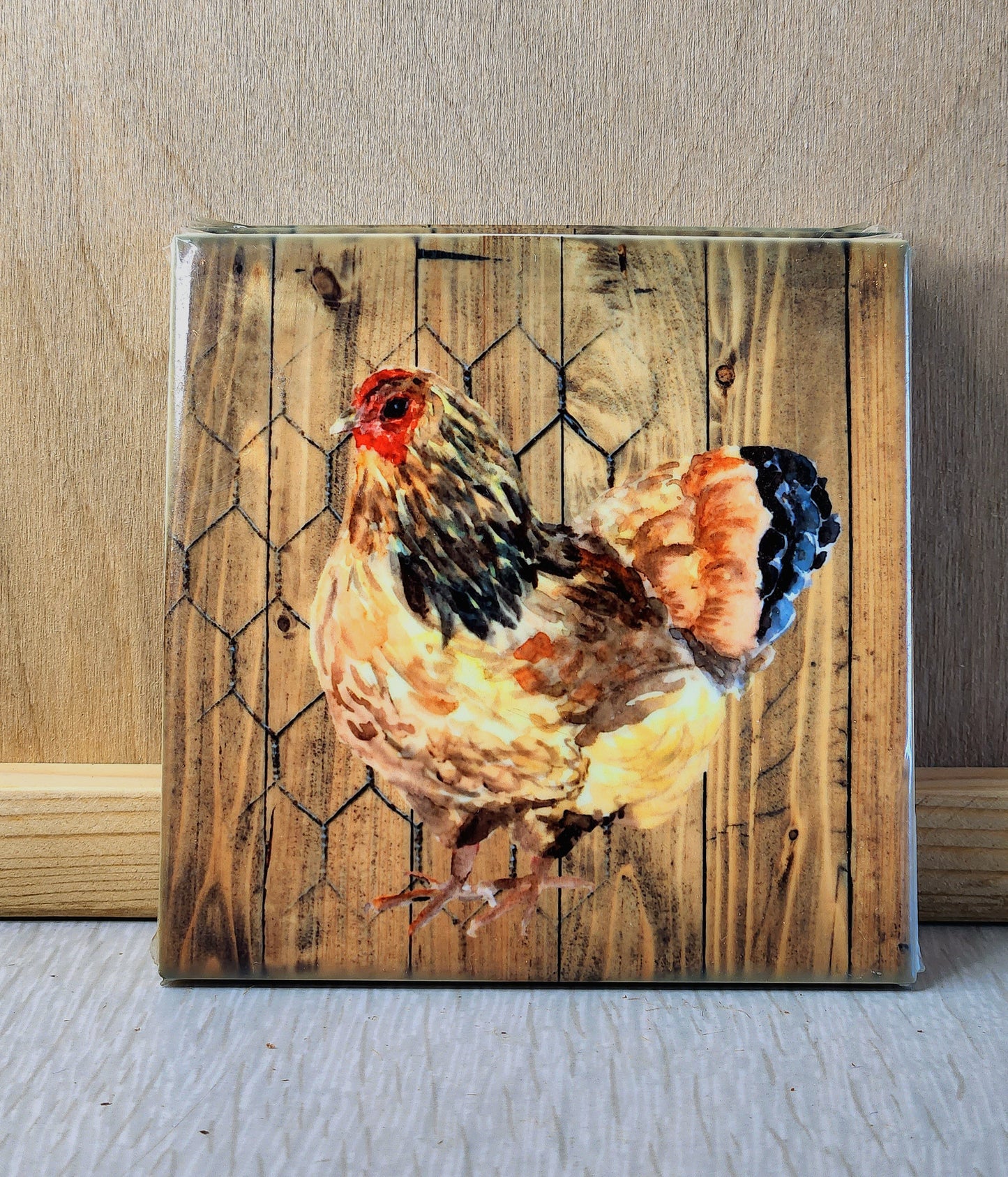 Single Rooster Coasters